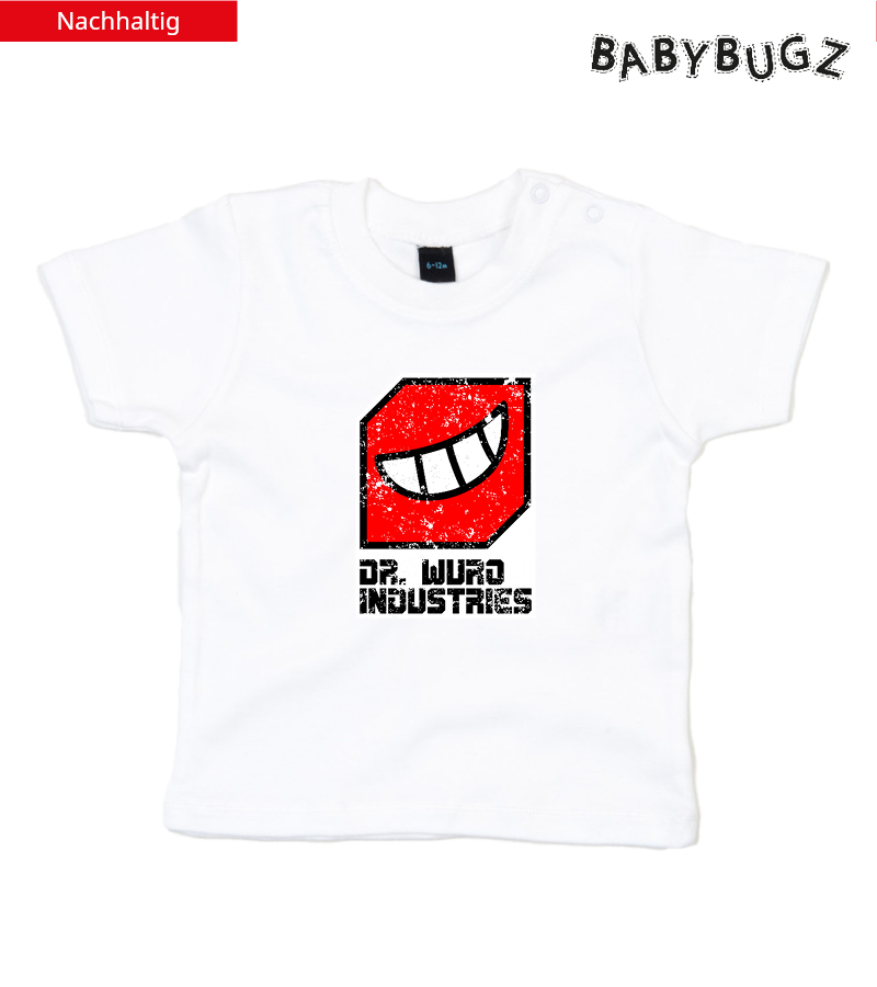 Babybugz Baby T-Shirt White "Uwe"
