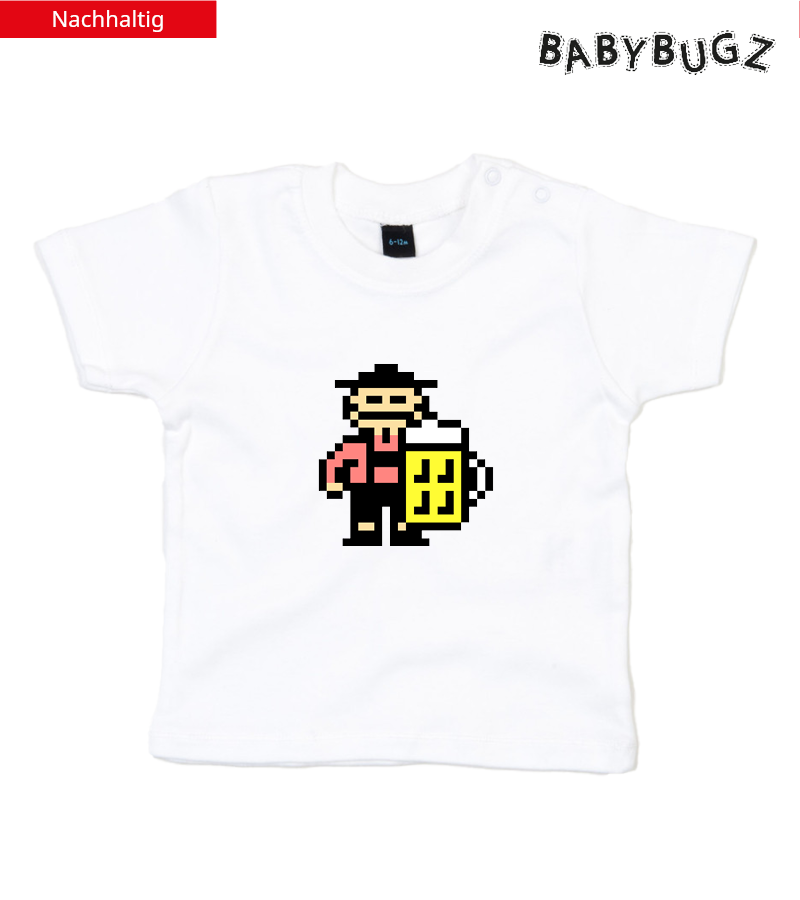 Babybugz Baby T-Shirt White "Jacob"