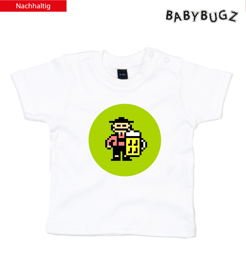 Babybugz Baby T-Shirt White "Isack"