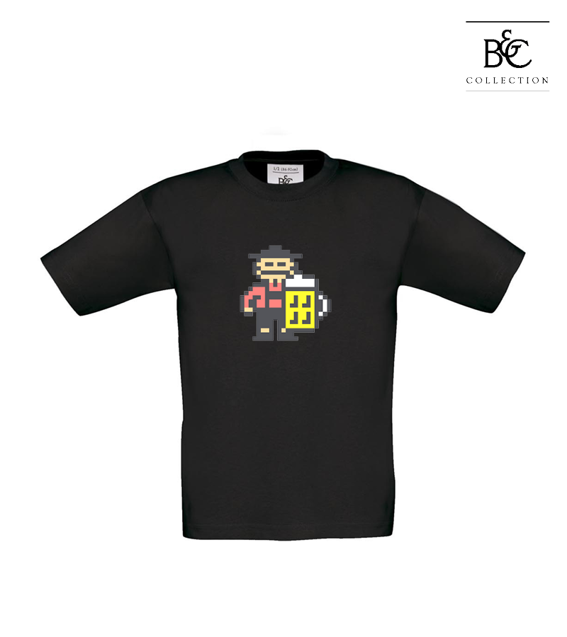 B&C Kinder T-Shirt Black "Jacob"