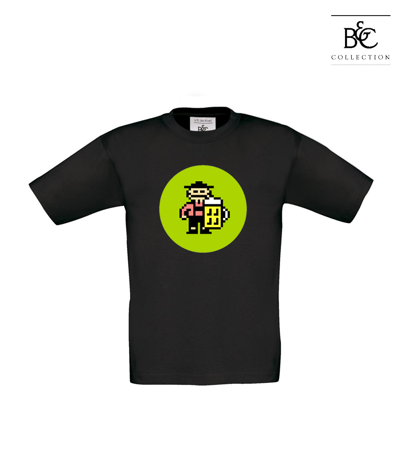 B&C Kinder T-Shirt Black "Isack"