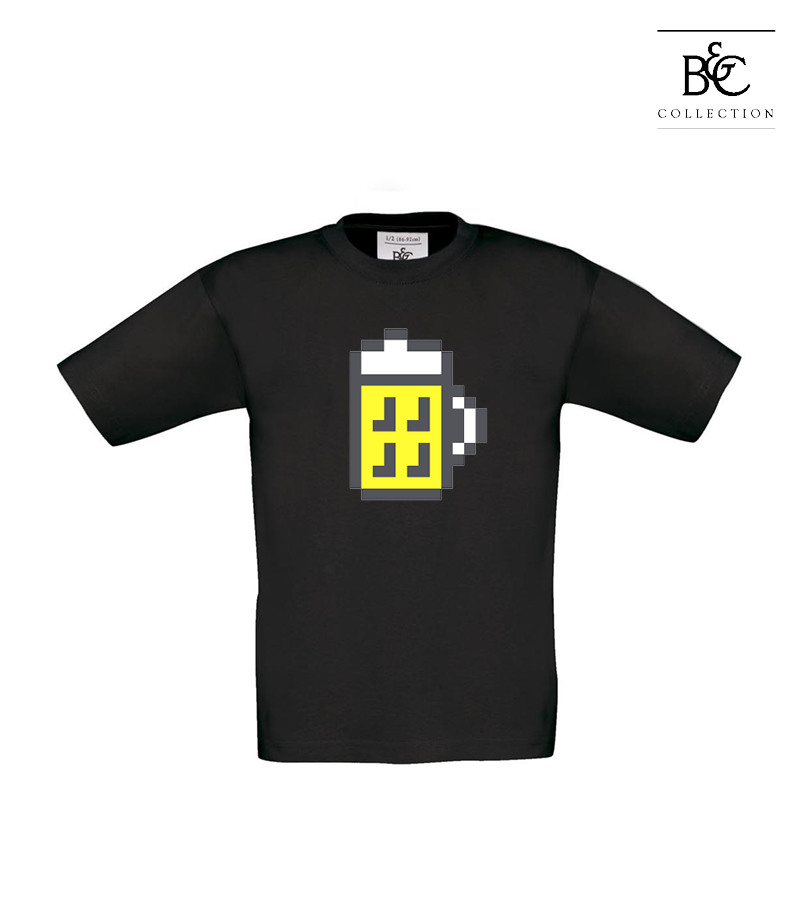 B&C Kinder T-Shirt Black "Bono"