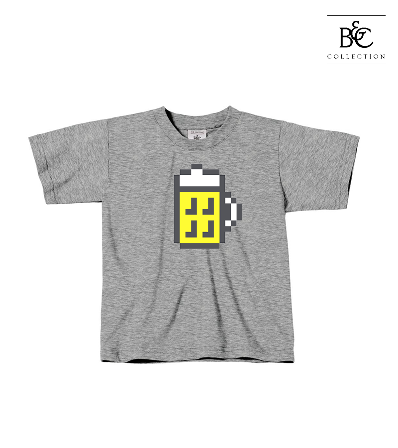 B&C Kinder T-Shirt Sports Grey "Bono"