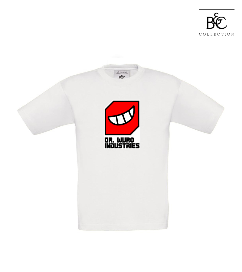 B&C Kinder T-Shirt White "Anton Frontprint"