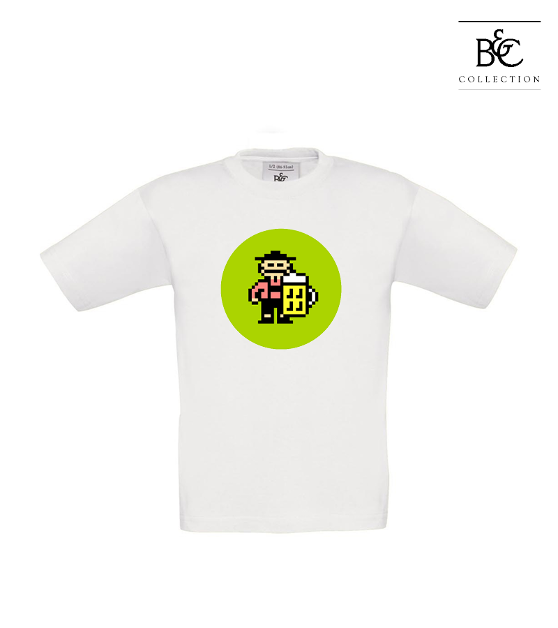 B&C Kinder T-Shirt White "Isack"