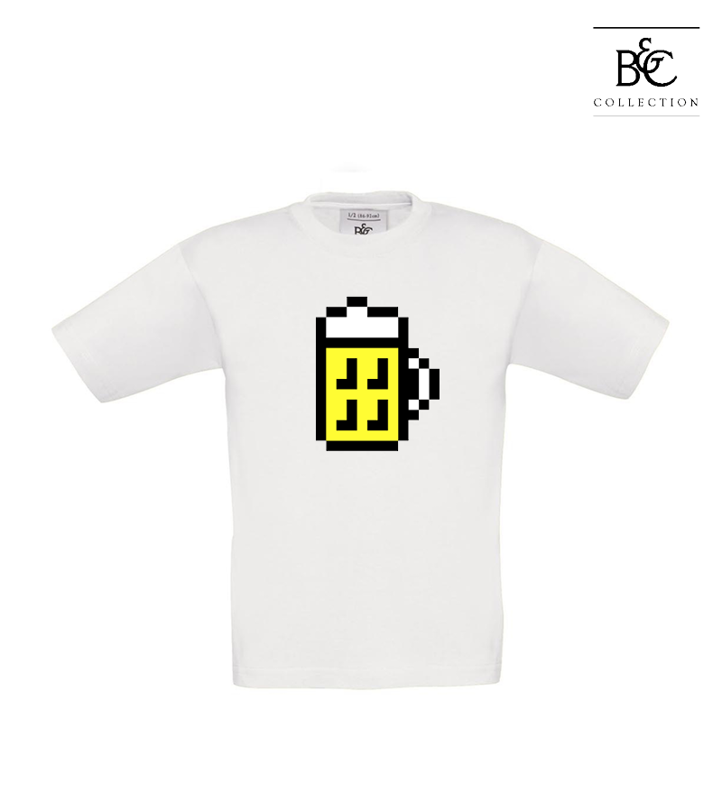 B&C Kinder T-Shirt White "Bono"