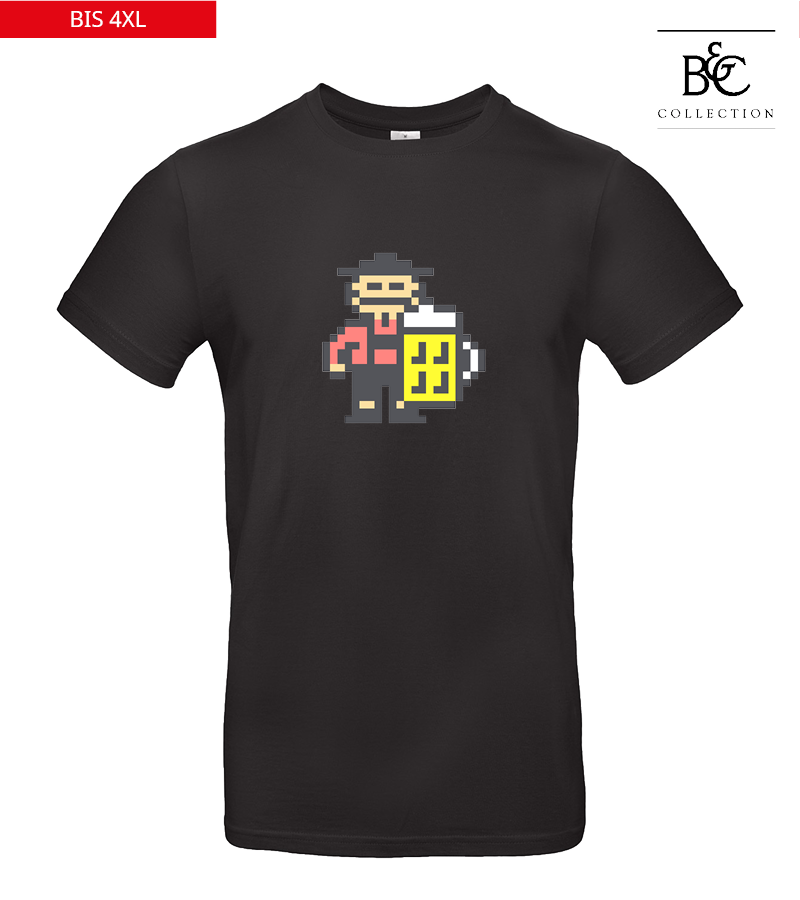 B&C Herren T-Shirt Black "Jacob"