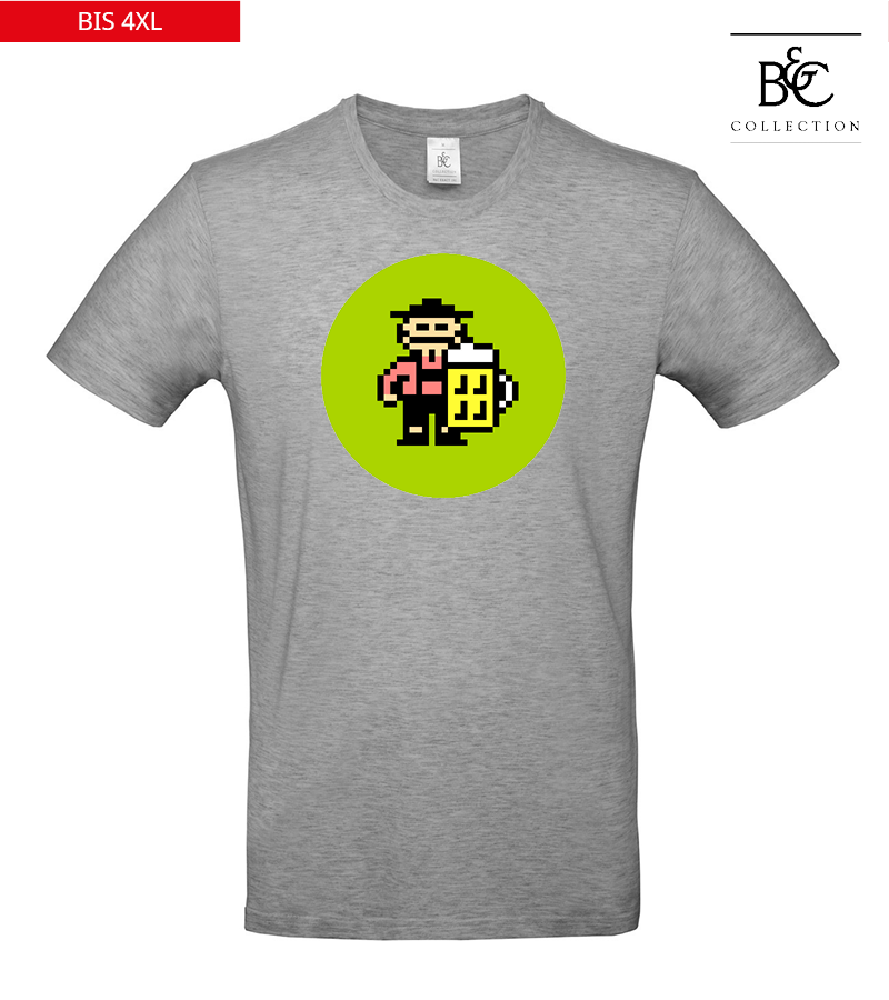 B&C Herren T-Shirt Sports Grey "Isack"