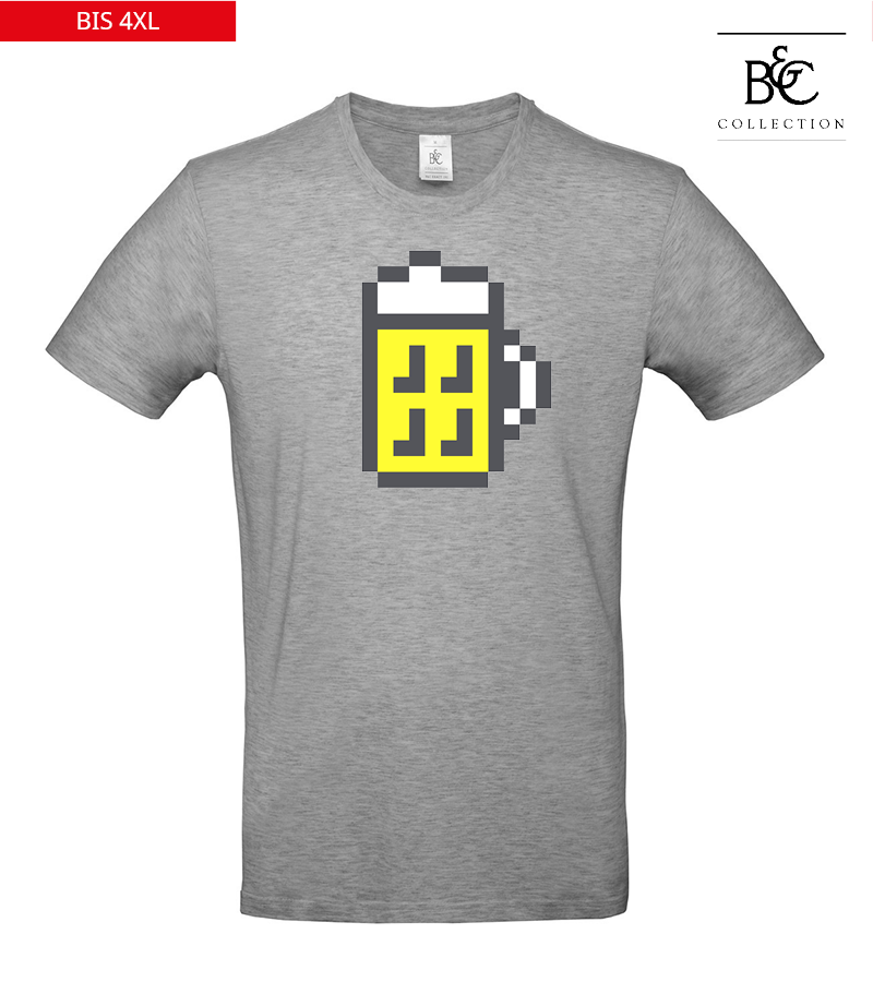 B&C Herren T-Shirt Sports Grey "Bono"