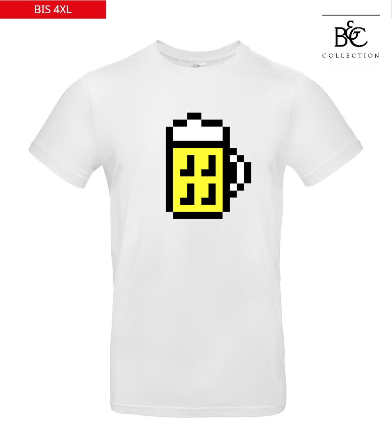B&C Herren T-Shirt White "Bono"