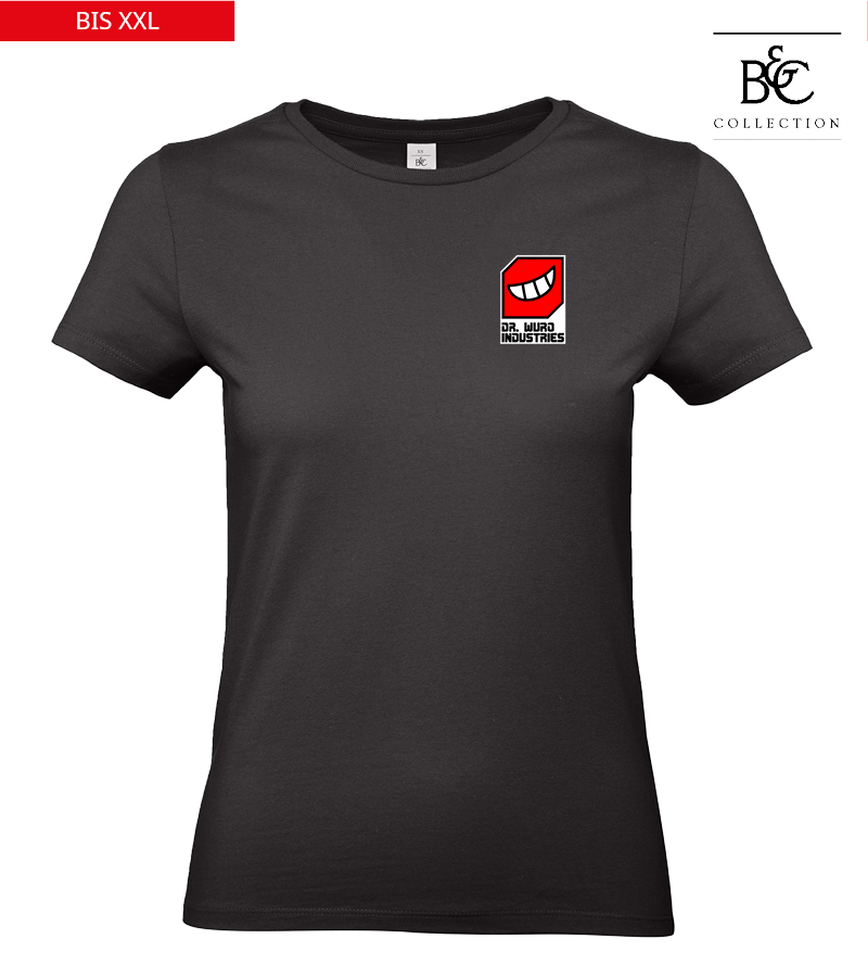 B&C Damen T-Shirt Black "Anton"