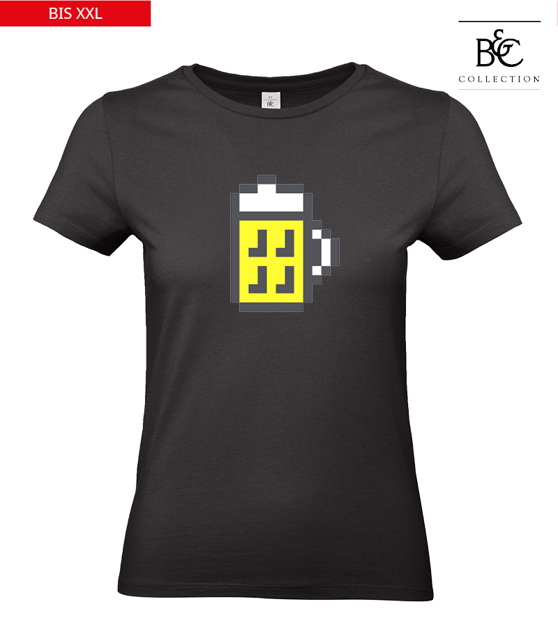 B&C Damen T-Shirt Black "Bono"
