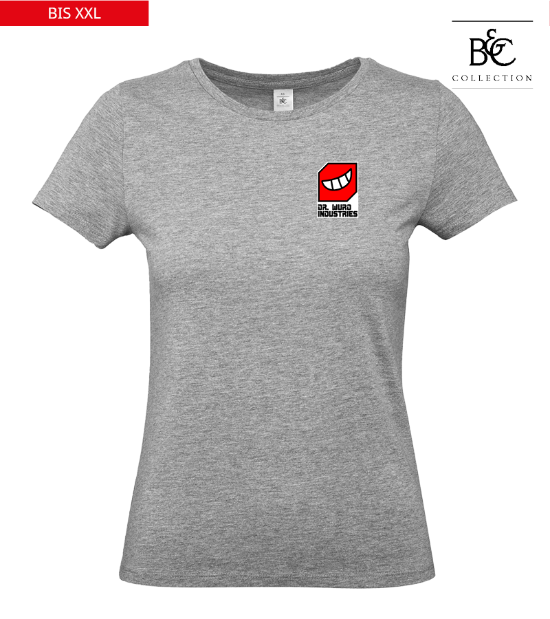 B&C Damen T-Shirt Sports Grey "Anton"