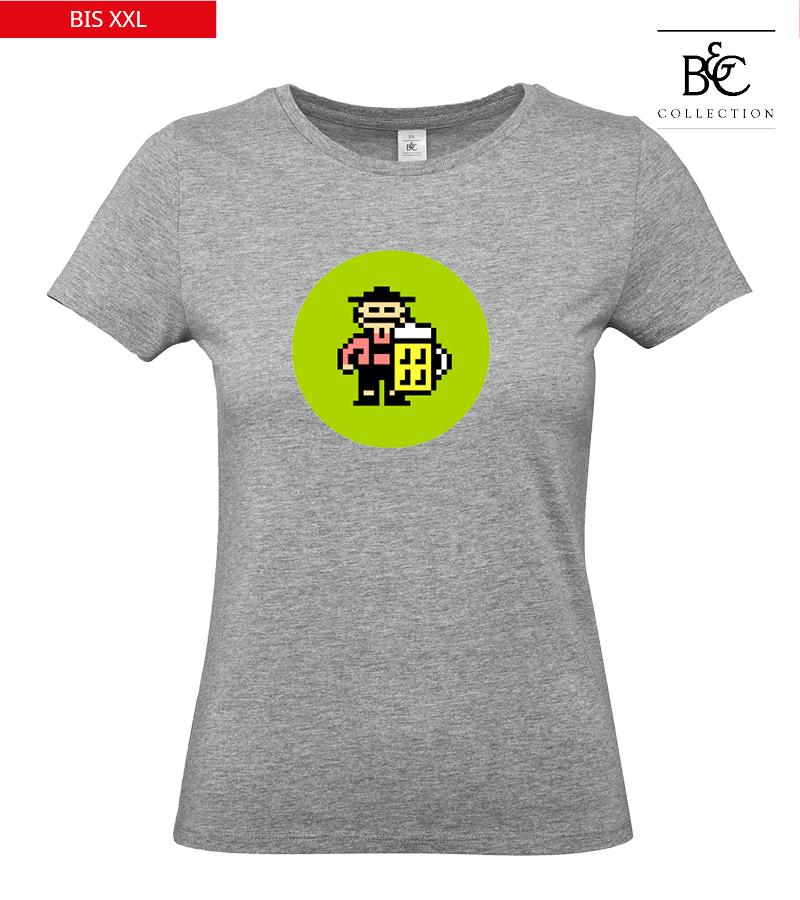 B&C Damen T-Shirt Sports Grey "Isack"