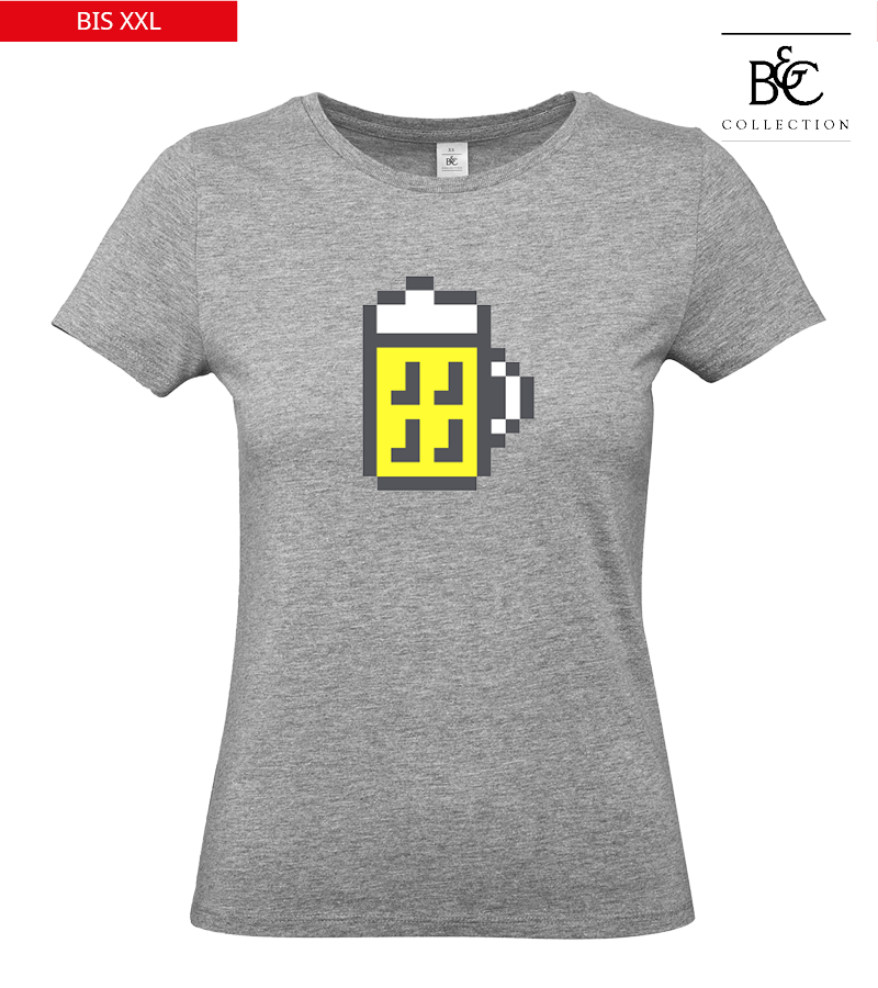 B&C Damen T-Shirt Sports Grey "Bono"
