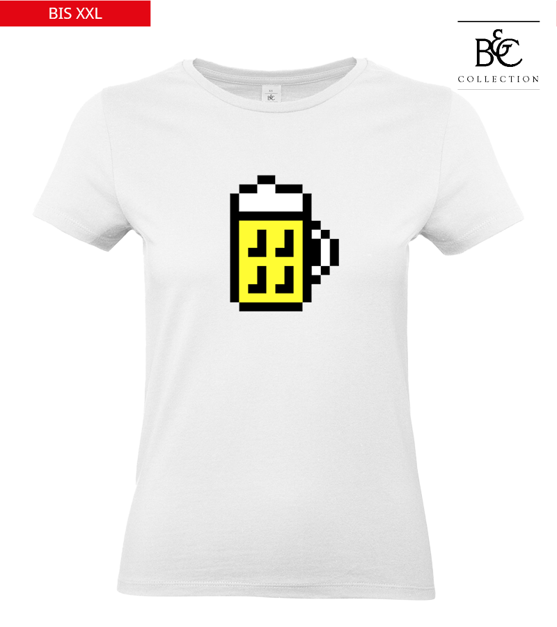 B&C Damen T-Shirt White "Bono"