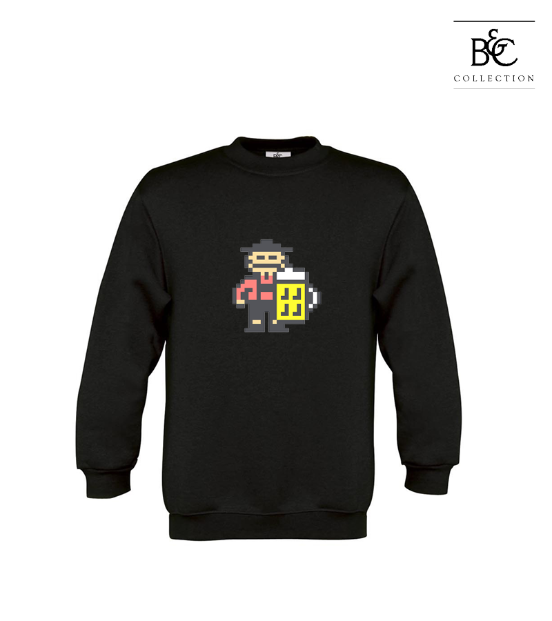 B&C Kinder Sweatshirt Black "Jacob"
