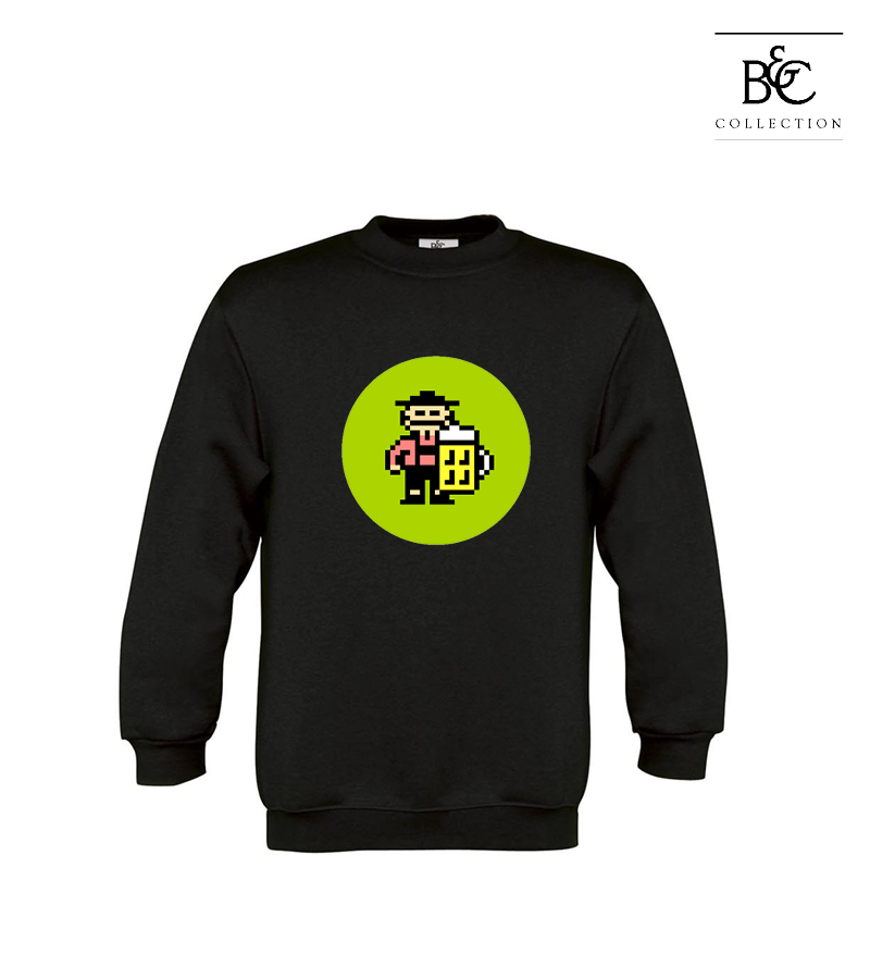 B&C Kinder Sweatshirt Black "Isack"