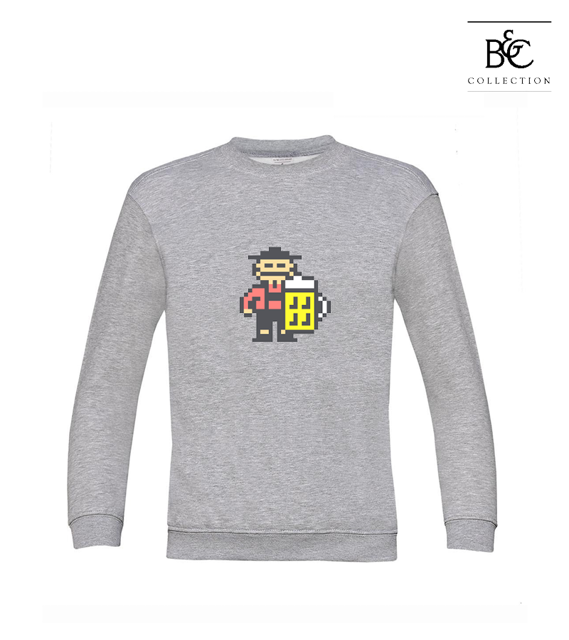 B&C Kinder Sweatshirt Heather Grey "Jacob"