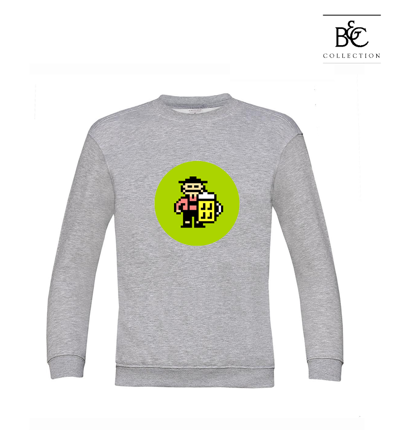 B&C Kinder Sweatshirt Heather Grey "Isack"