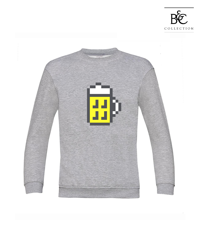B&C Kinder Sweatshirt Heather Grey "Bono"