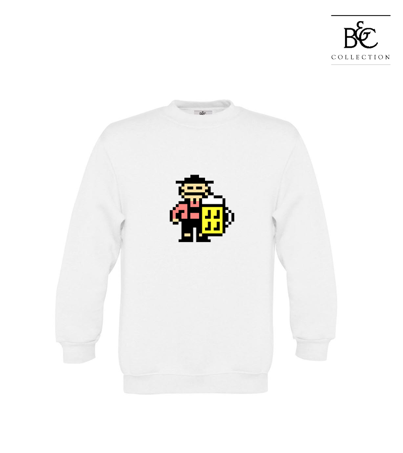 B&C Kinder Sweatshirt White "Jacob"