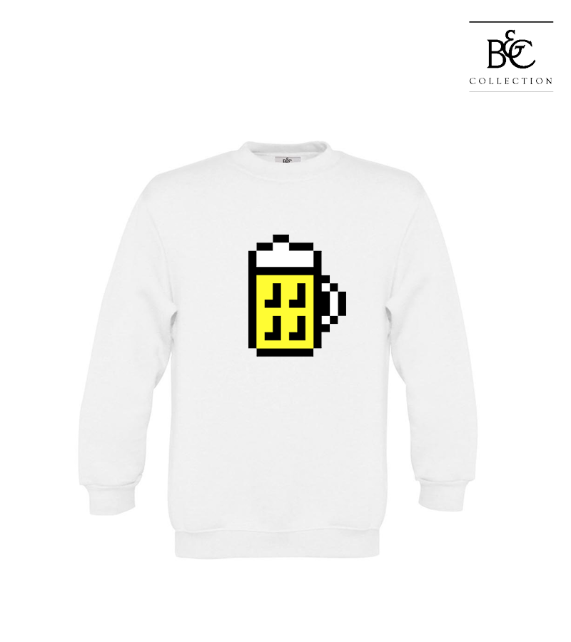 B&C Kinder Sweatshirt White "Bono"