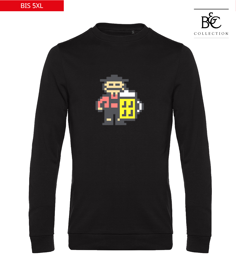 B&C Herren Sweatshirt Black Pure "Jacob"