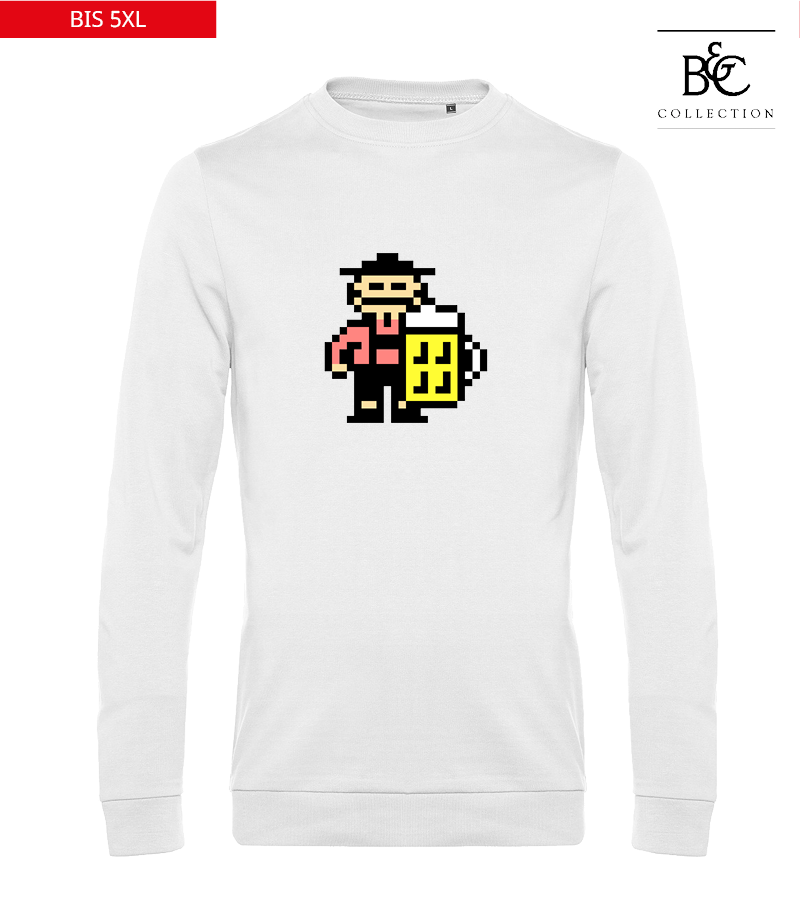 B&C Herren Sweatshirt White "Jacob"