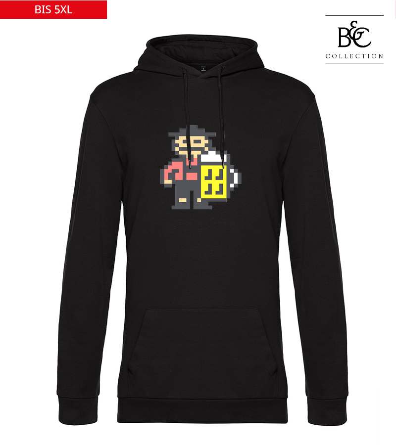 B&C Herren Hoodie Black Pure "Jacob"