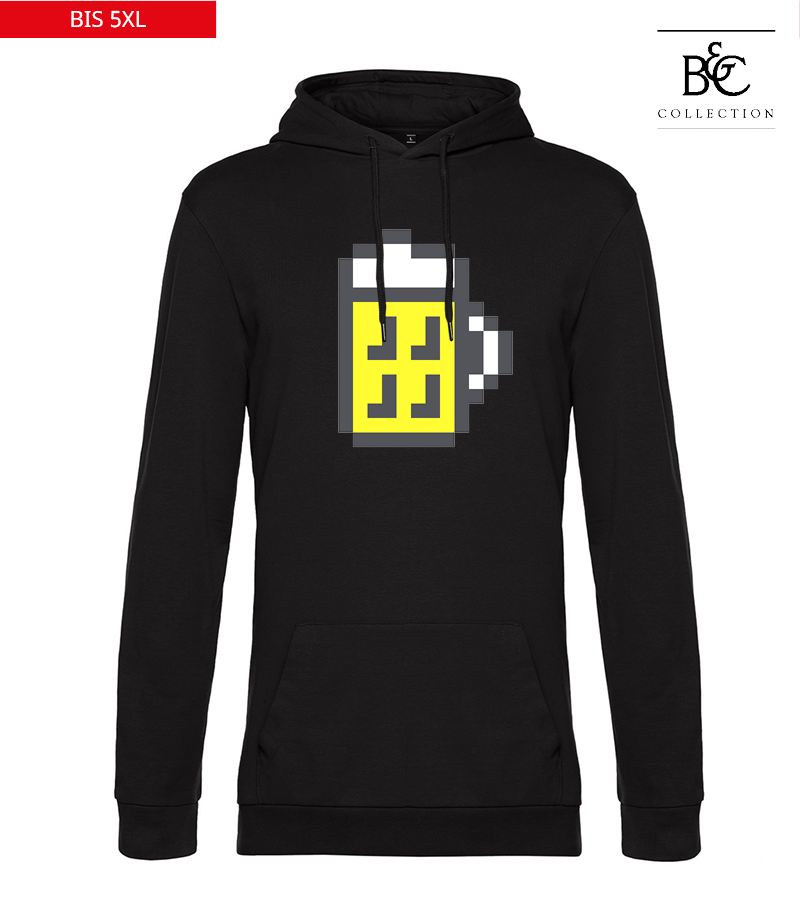 B&C Herren Hoodie Black Pure "Bono"