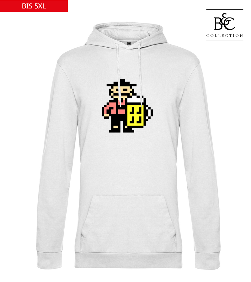 B&C Herren Hoodie White "Jacob"