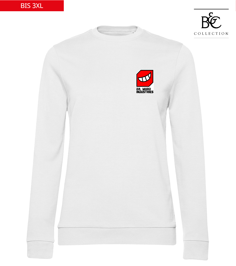 B&C Damen Sweatshirt White "Anton"