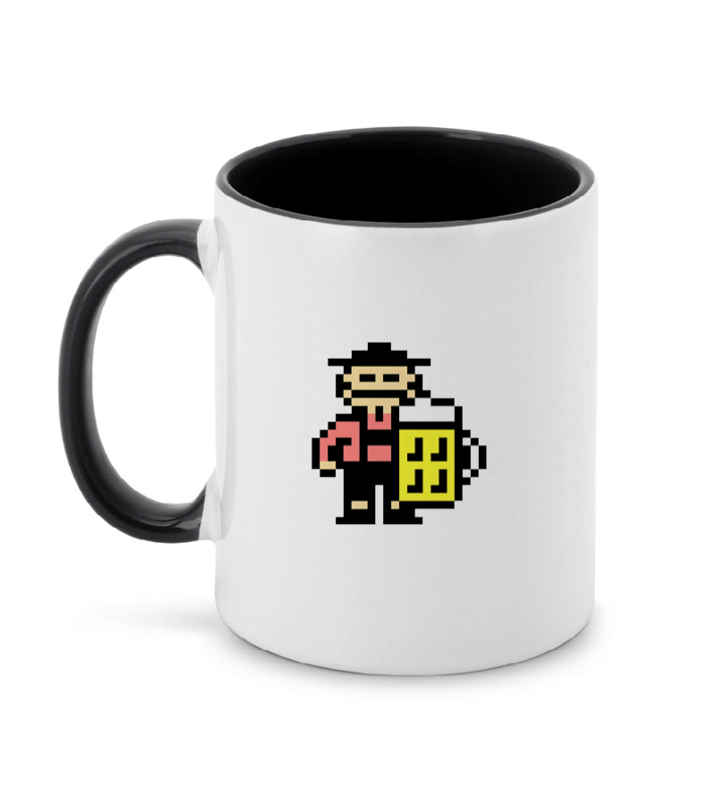 Keramiktasse TwoTone Black "Jacob" B