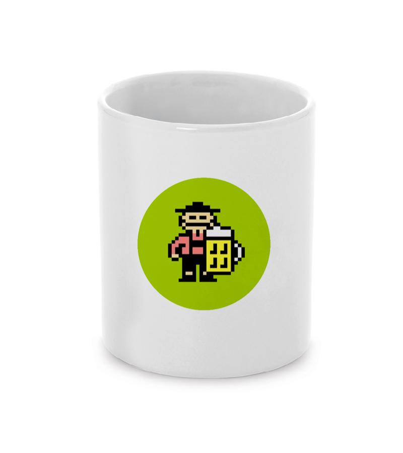 Keramiktasse White "Isack" A