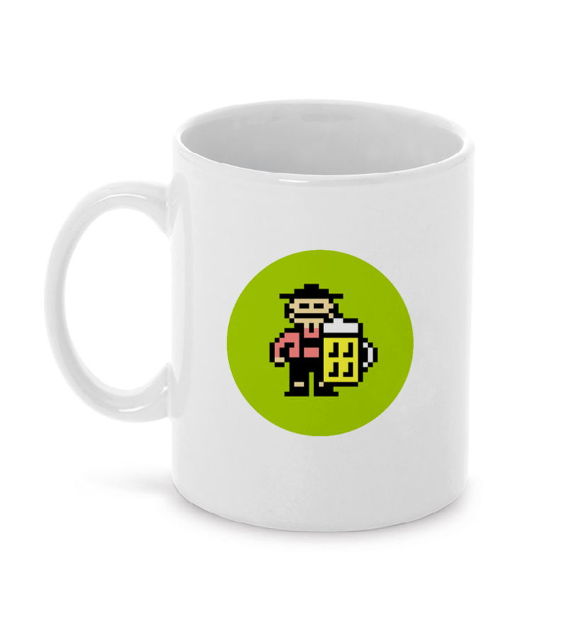 Keramiktasse White "Isack" B