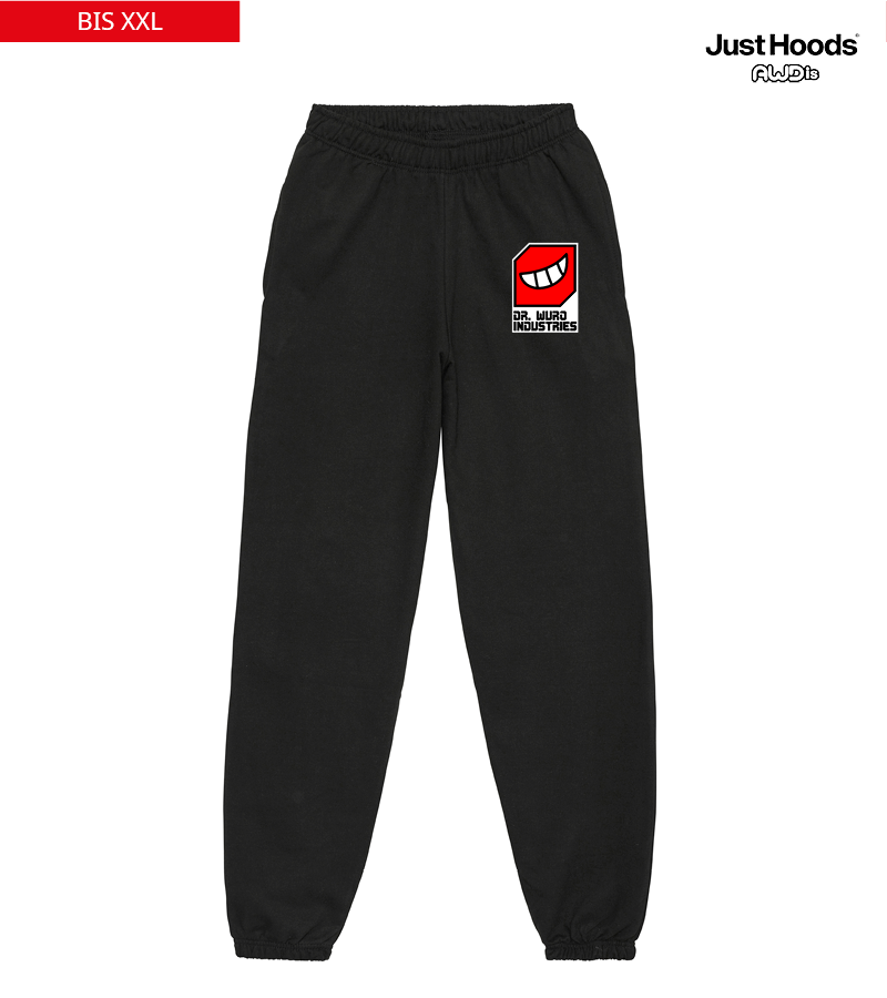 Just Hoods Herren Jogginghose Jet Black "Anton"