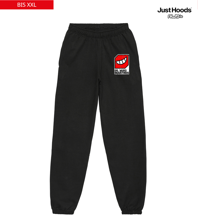 Just Hoods Herren Jogginghose Jet Black "Uwe"