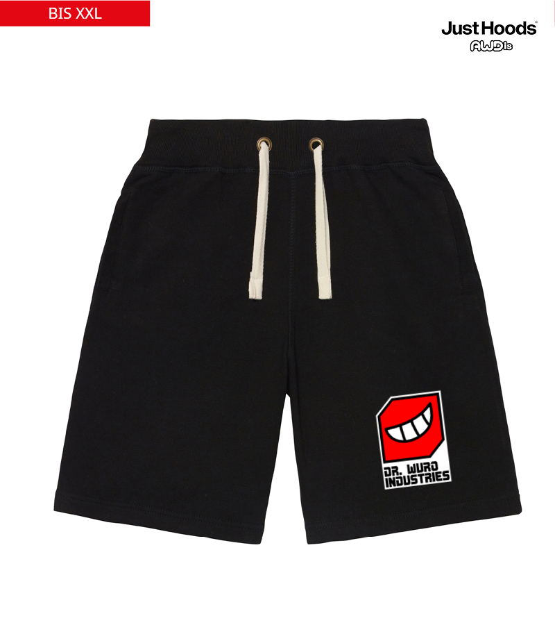 Just Hoods Herren Shorts Jet Black "Anton"