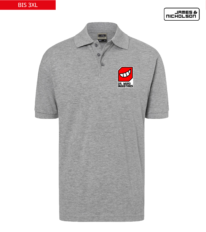 J+N Herren Polo-Shirt Heather Grey "Anton"