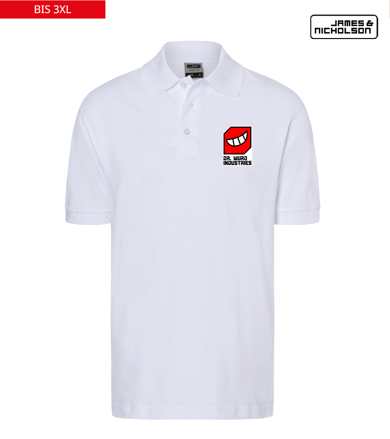 J+N Herren Polo-Shirt White "Anton"