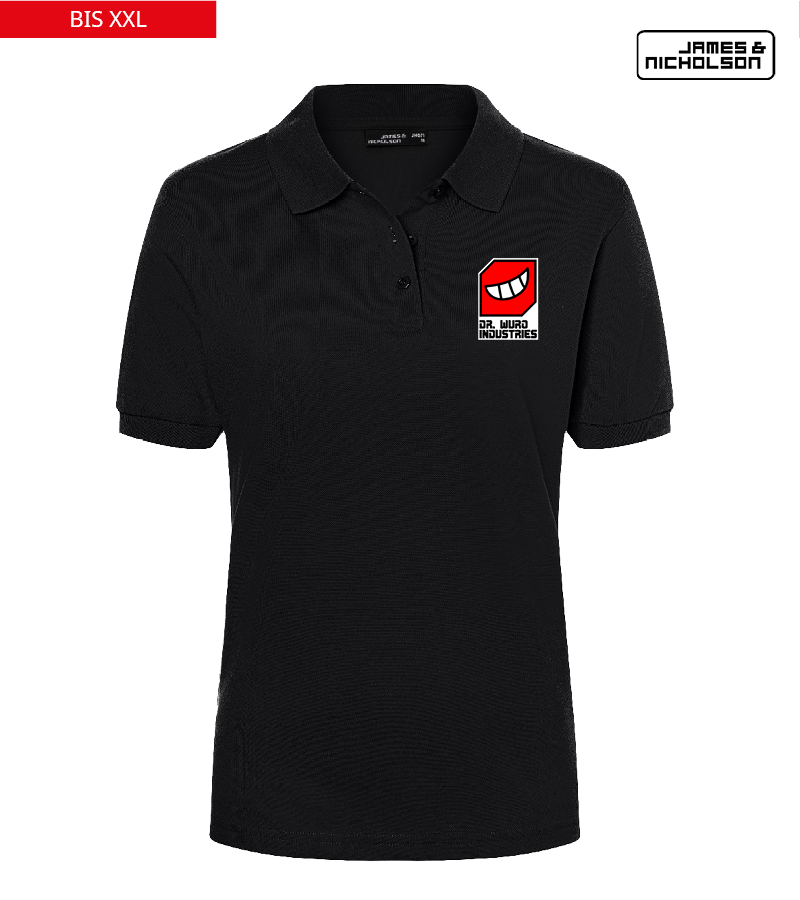 J+N Damen Polo-Shirt Black "Anton"