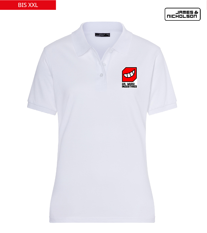 J+N Damen Polo-Shirt White "Anton"