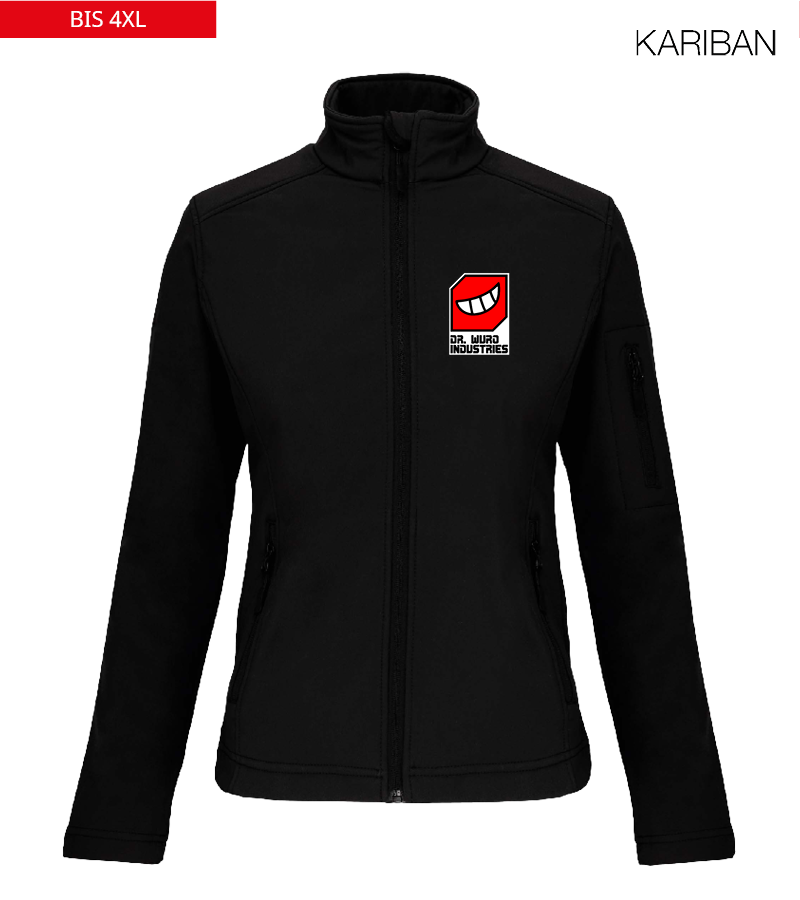 Kariban Damen Softshelljacke Black "Anton"