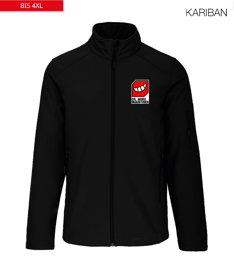 Kariban Herren Softshelljacke Black "Anton"