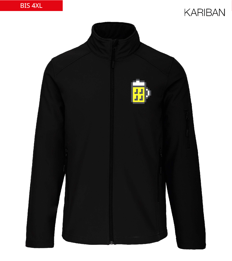 Kariban Herren Softshelljacke Black "Bono"