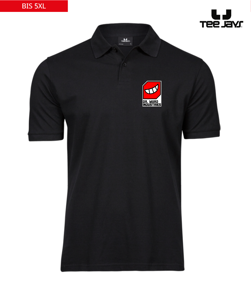 Tee Jays Herren Heavy Polo-Shirt Black "Anton"