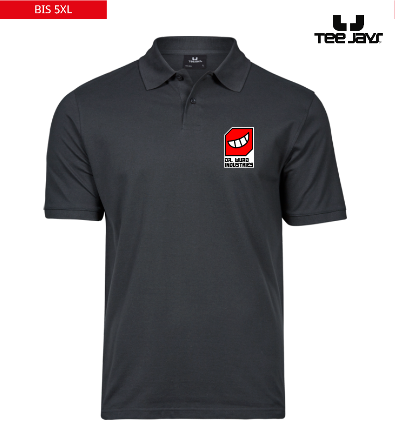 Tee Jays Herren Heavy Polo-Shirt Dark Grey "Anton"