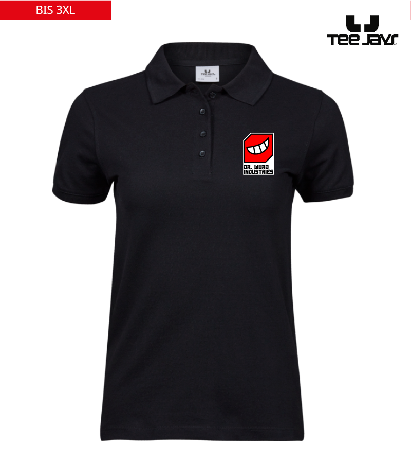 Tee Jays Damen Heavy Polo-Shirt Black "Anton"