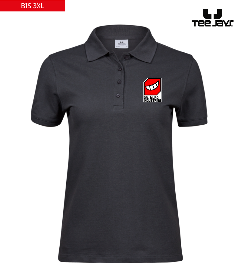 Tee Jays Damen Heavy Polo-Shirt Dark Grey "Anton"